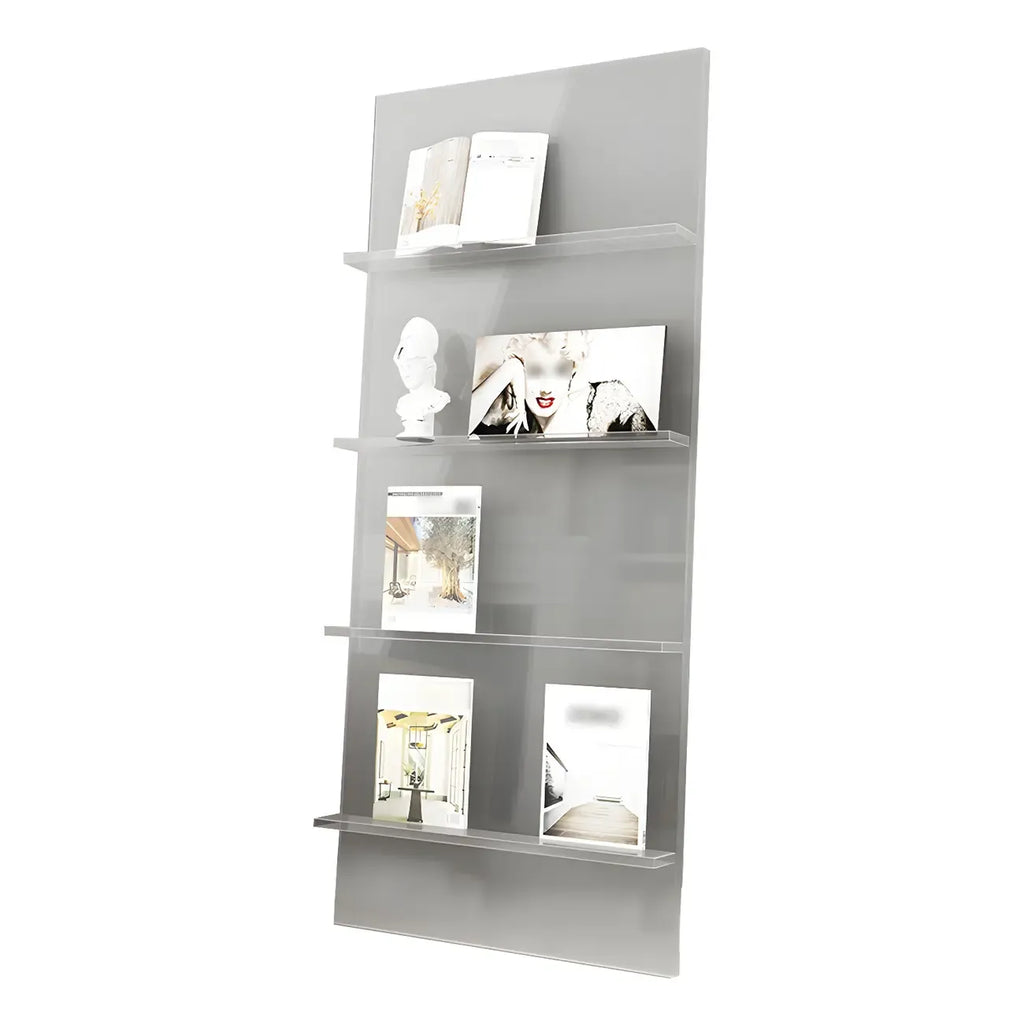 Modern Acrylic Vertical Bookshelf for Living Room