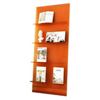 Modern Acrylic Vertical Bookshelf for Living Room