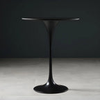 Glam Round Tall Bistro Table Pedestal Base Bar Table