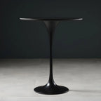Glam Round Tall Bistro Table Pedestal Base Bar Table