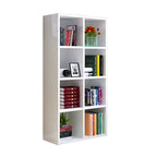 Scandinavian 3-Tier Black Cube Wood Bookcase