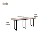 Industrial Walnut Rectangular Large Dining Bar Table