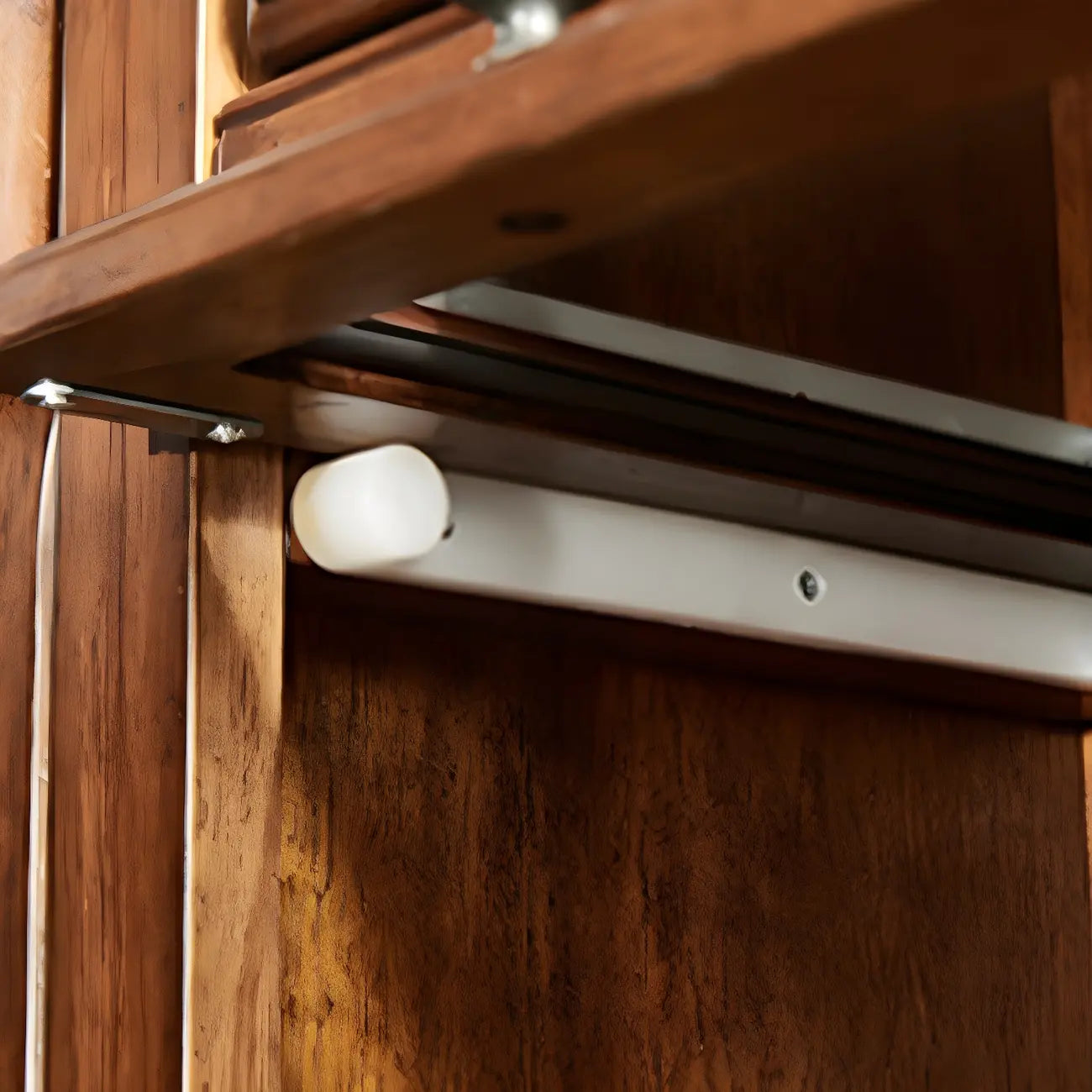 Brown Oak Wood Barrister Bookcases with Glass Doors