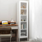 Modern Metal Glass Door Cabinet for Office Storage