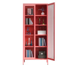 Modern Metal Glass Door Cabinet for Office Storage