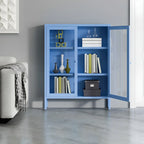 Modern Metal Glass Door Cabinet for Office Storage