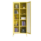 Modern Metal Glass Door Cabinet for Office Storage