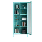 Modern Metal Glass Door Cabinet for Office Storage