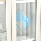 Modern Metal Glass Door Cabinet for Office Storage