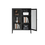 Modern Metal Glass Door Cabinet for Office Storage