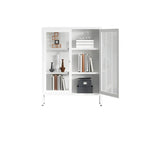 Modern Metal Glass Door Cabinet for Office Storage