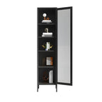 Modern Metal Glass Door Cabinet for Office Storage