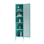 Modern Metal Glass Door Cabinet for Office Storage