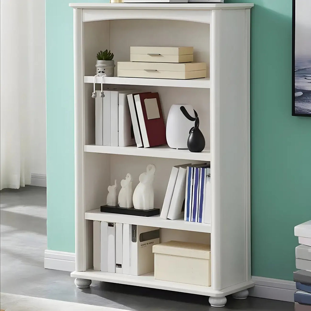 Modern Wooden Bookcase with Shelves for Living Room