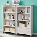 Modern Wooden Bookcase with Shelves for Living Room