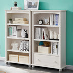 Modern Wooden Bookcase with Shelves for Living Room