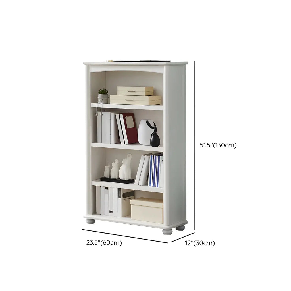 Modern Wooden Bookcase with Shelves for Living Room