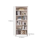 Modern Wooden Bookcase with Shelves for Living Room