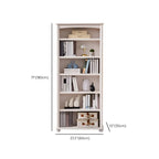 Modern Wooden Bookcase with Shelves for Living Room