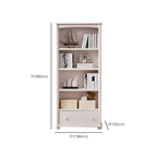 Modern Wooden Bookcase with Shelves for Living Room