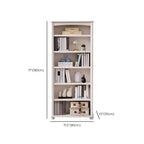 Modern Wooden Bookcase with Shelves for Living Room