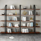 Etagere 5-Tier Pine Wood Open Display Bookcase