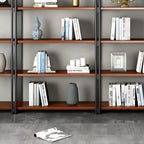 Etagere 5-Tier Pine Wood Open Display Bookcase