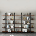 Etagere 5-Tier Pine Wood Open Display Bookcase