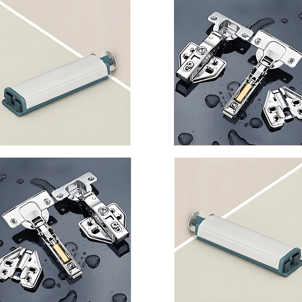 Grey Wooden Glass Doors Display Cabinet with Drawers