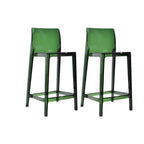 Modern Acrylic Transparent Stylish Rectangle Bar Stool
