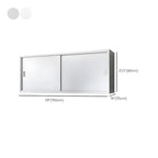 Stainless Steel Wall-Mounted Display Cabinet with Storage