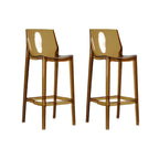 Modern Acrylic Vibrant Durable Colourful Sleek Bar Stool