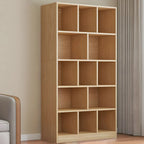 Mid Centuyr Modern Oak Wood Bookshelf Cube Storage 5-Tier