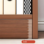 Mid Centuyr Modern Oak Wood Bookshelf Cube Storage 5-Tier