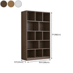 Mid Centuyr Modern Oak Wood Bookshelf Cube Storage 5-Tier