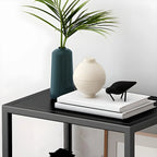 Modern White Metal Cube Shelf Glass Door Display Cabinet