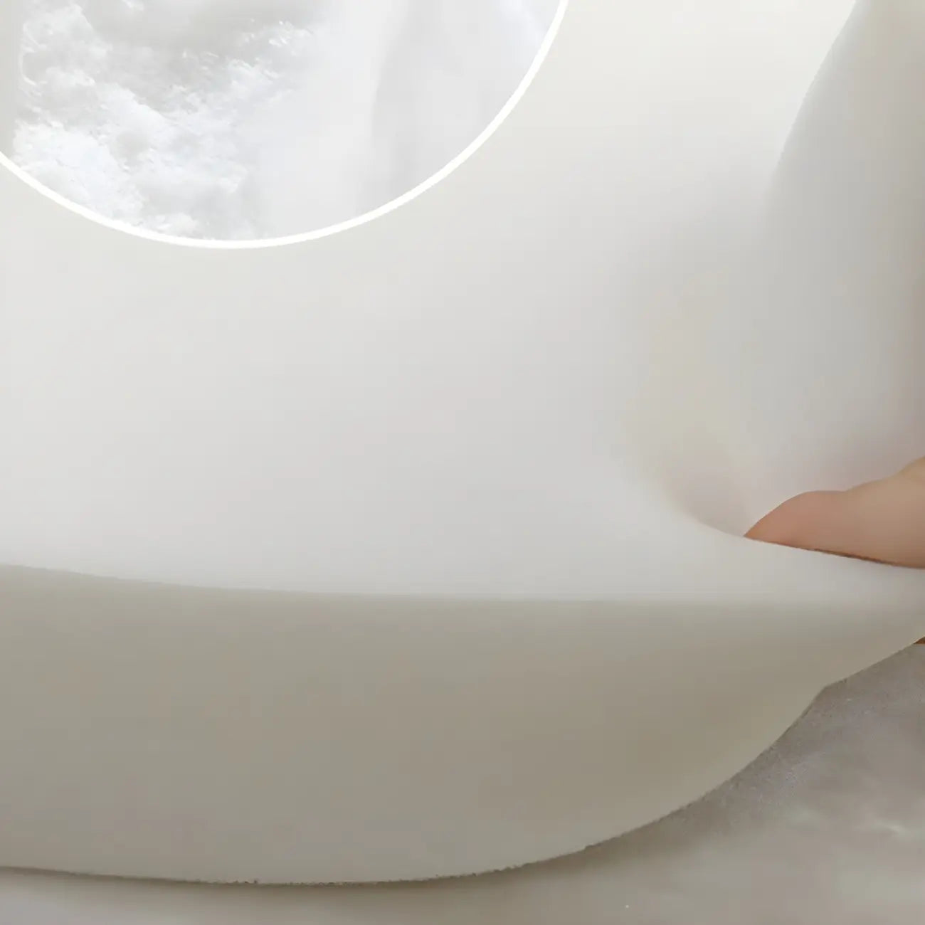 Modern Wood Faux Leather Beige Low Back Dining Chair