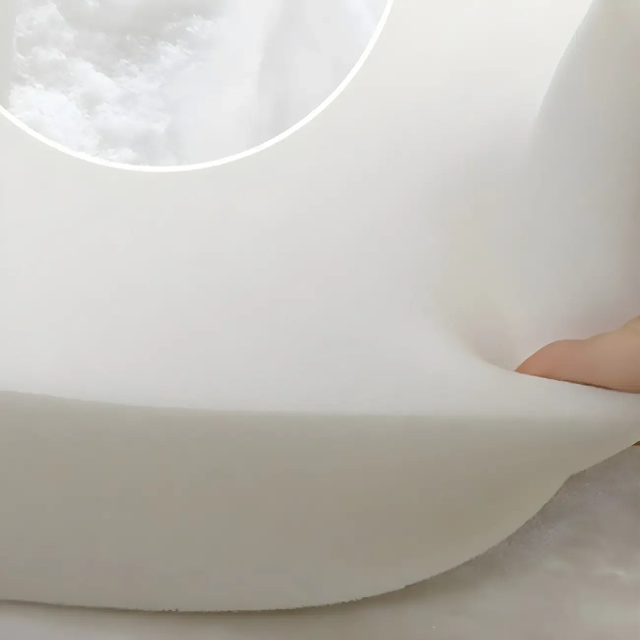 Modern Wood Faux Leather Beige Low Back Dining Chair