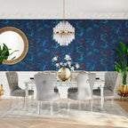 Modern Clear Glass Chandelier with Gold Finish