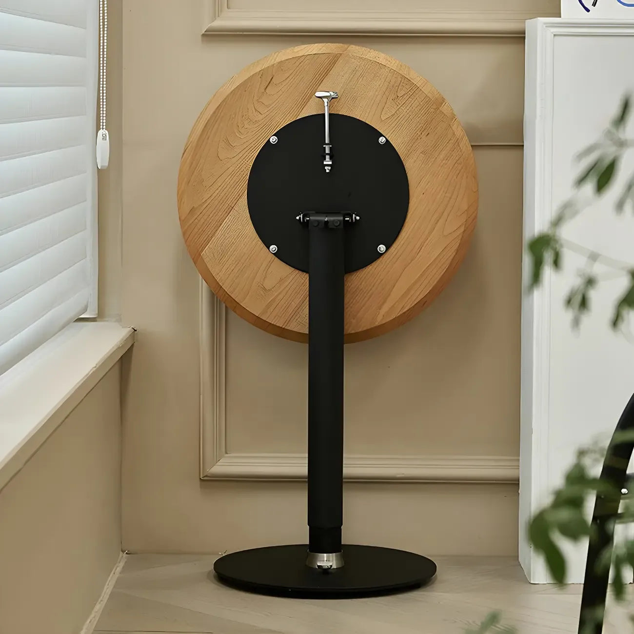 Modern Wood Adjustable Foldable Bar Table for Breakroom