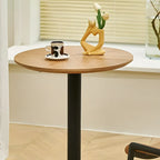 Modern Wood Adjustable Foldable Bar Table for Breakroom