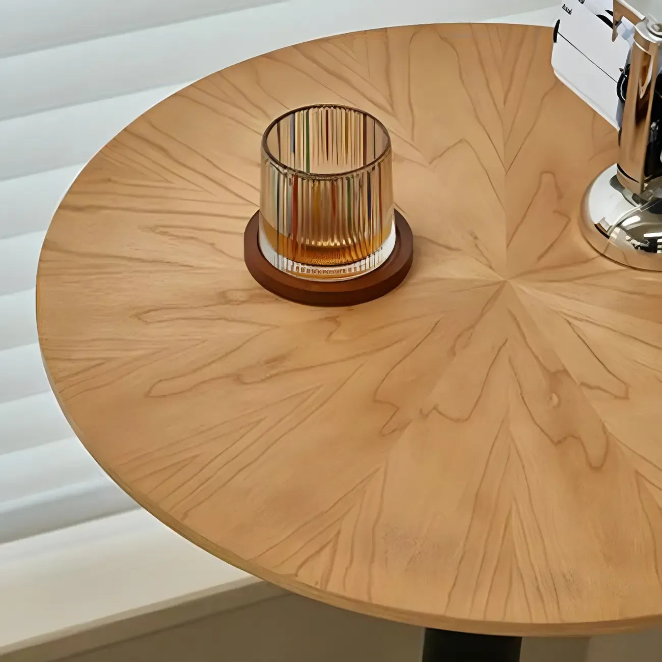 Modern Wood Adjustable Foldable Bar Table for Breakroom