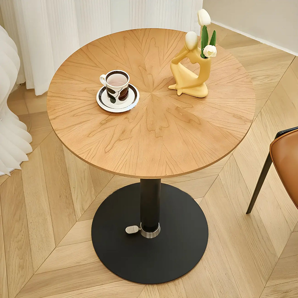 Modern Wood Adjustable Foldable Bar Table for Breakroom