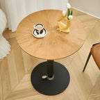 Modern Wood Adjustable Foldable Bar Table for Breakroom