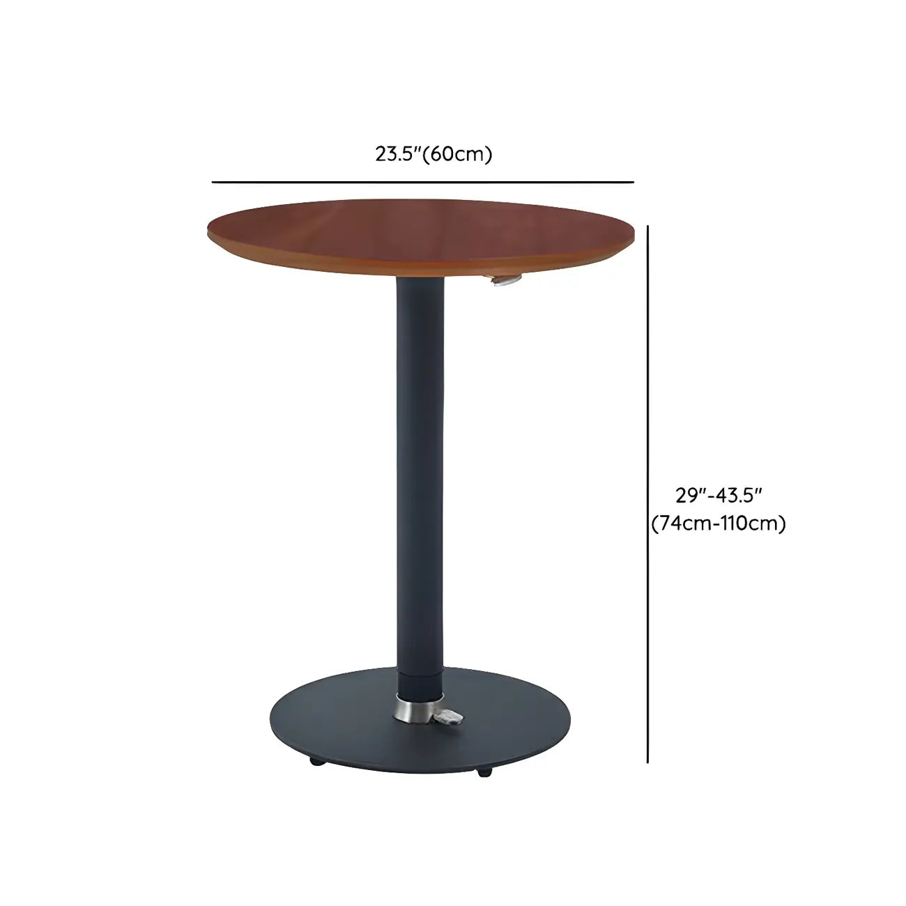 Modern Wood Adjustable Foldable Bar Table for Breakroom