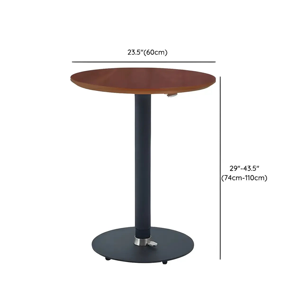 Modern Wood Adjustable Foldable Bar Table for Breakroom